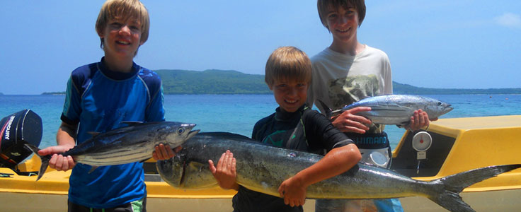 Kids get in on the action.
